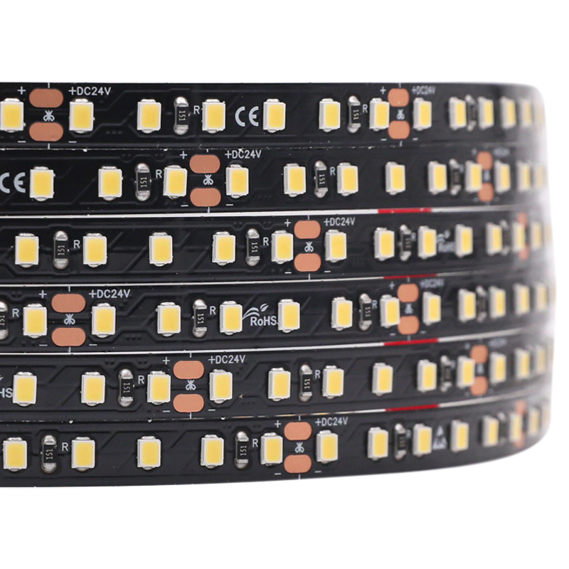 10m Long Full Spectrum LED Strip Light - Black PCB